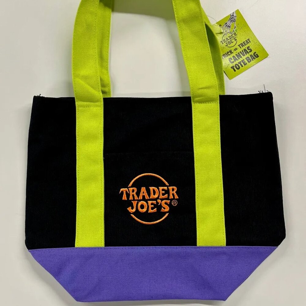 Trader Joe's Trick-or-Treat Mini Canvas Tote